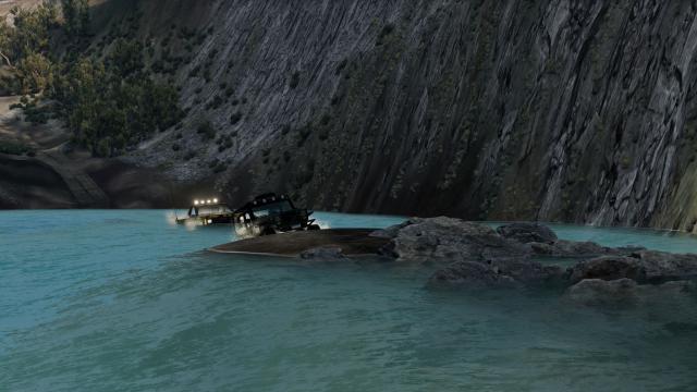 REKT Desert Island Off Road for BeamNG Drive