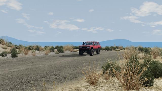 REKT Barren Dunes Wasteland Highway for BeamNG Drive