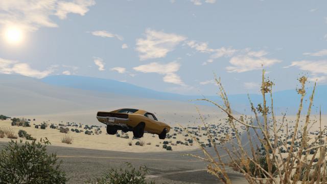 REKT Barren Dunes Wasteland Highway for BeamNG Drive
