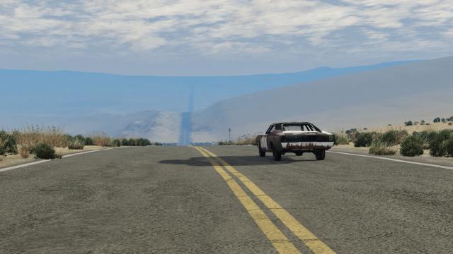 REKT Barren Dunes Wasteland Highway for BeamNG Drive