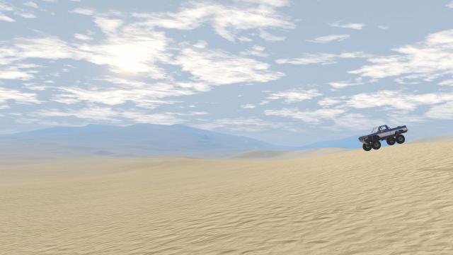 REKT Barren Dunes Wasteland Highway for BeamNG Drive