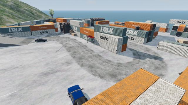 HiPrivate's template map для BeamNG Drive