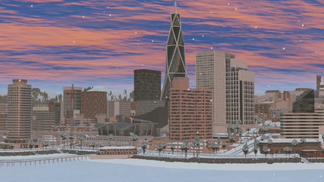 Winter West Coast, USA для BeamNG Drive