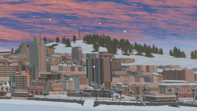 Winter West Coast, USA для BeamNG Drive