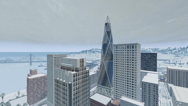 Winter West Coast, USA для BeamNG Drive