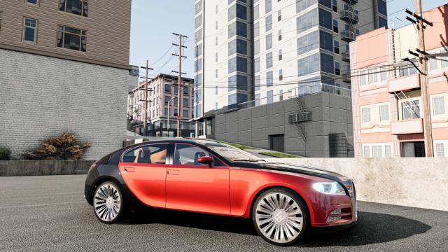 Bugatti 16C Galibier для BeamNG Drive