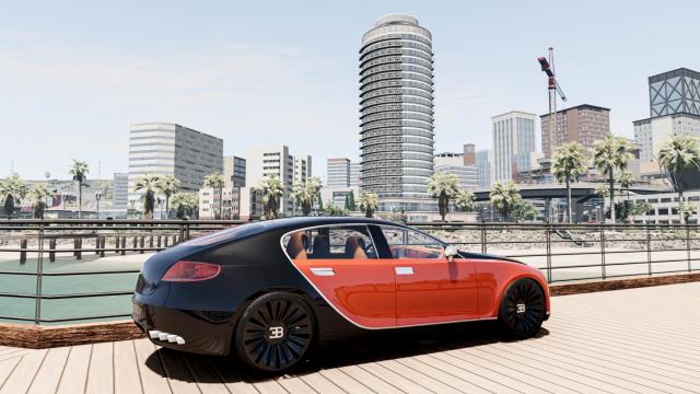 Bugatti 16C Galibier для BeamNG Drive