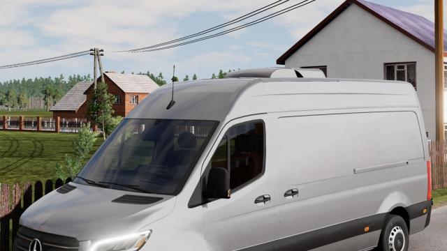 Mercedes-Benz Sprinter (W907-W910) (2018-2022) для BeamNG Drive