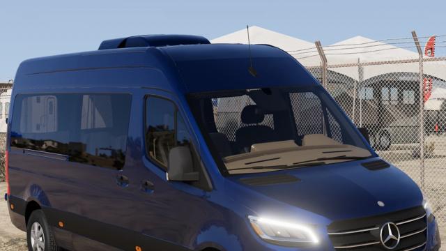 Mercedes-Benz Sprinter (W907-W910) (2018-2022) для BeamNG Drive