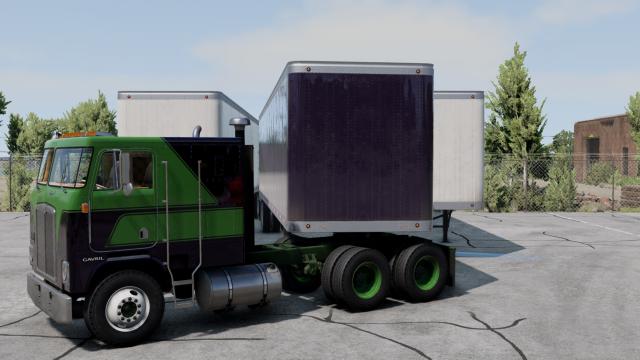 Semi-truck reverse parking scenarios for BeamNG Drive