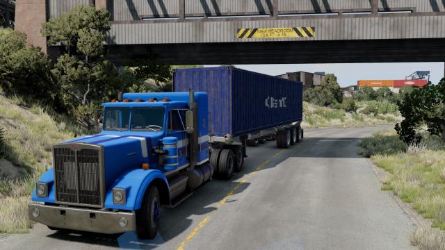 Semi-truck reverse parking scenarios для BeamNG Drive