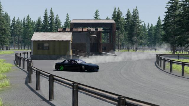 BritishCatN's drift map v3 для BeamNG Drive