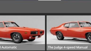 Pontiac GTO The Judge для BeamNG Drive