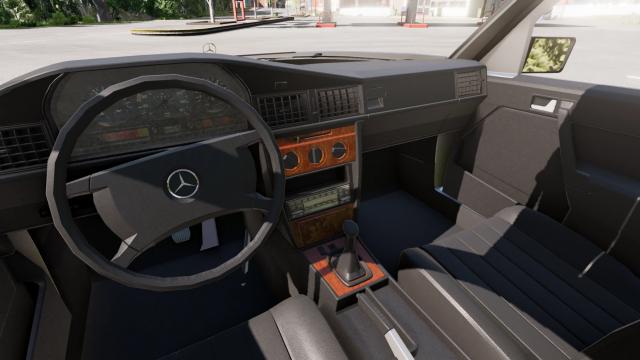 Mercedes-Benz W201 Stock + Evolution I + Evolution II для BeamNG Drive