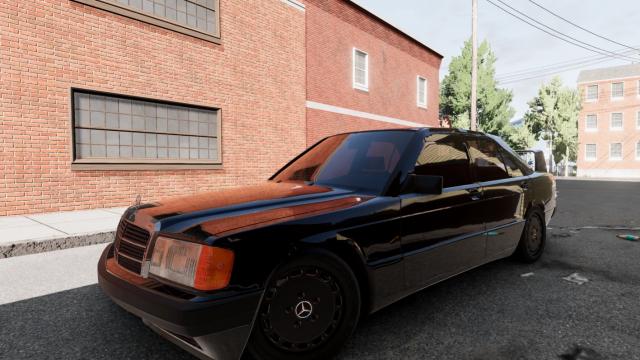 Mercedes-Benz W201 Stock + Evolution I + Evolution II для BeamNG Drive