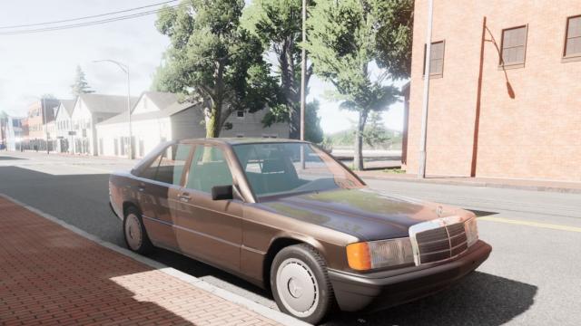 Mercedes-Benz W201 Stock + Evolution I + Evolution II для BeamNG Drive