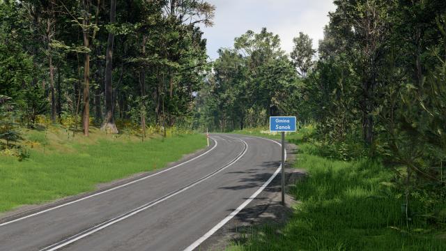 DK28 Wujskie - Tyrawa Wołoska, Podkarpackie, Poland