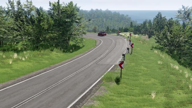 DK28 Wujskie - Tyrawa Wołoska, Podkarpackie, Poland for BeamNG Drive