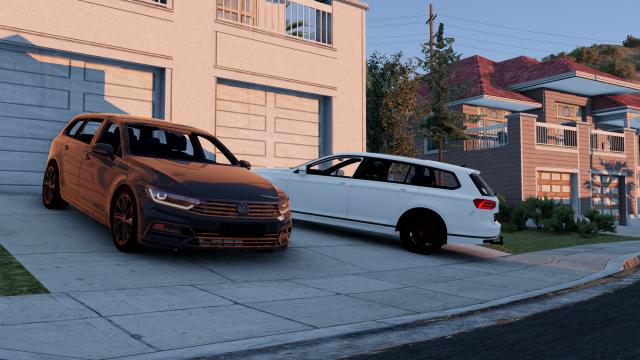 Volkswagen Passat B8 для BeamNG Drive