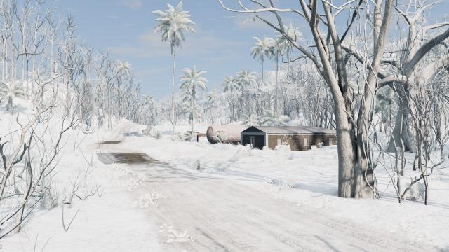 Jungle Rock Island Snowy for BeamNG Drive
