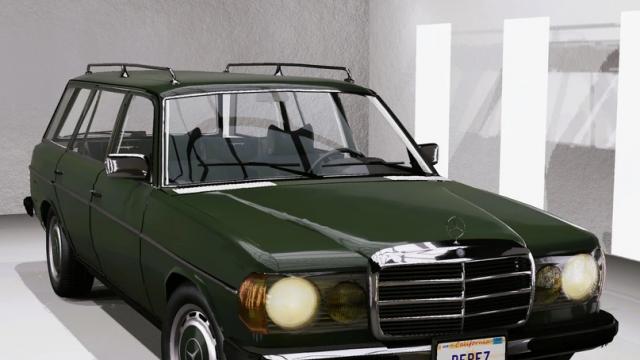 Mercedes-Benz W123 для BeamNG Drive