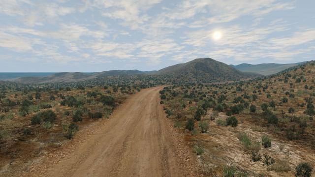 REKT Desert Hills Baja для BeamNG Drive