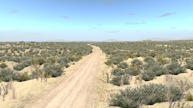 Off Road Open Desert Trails для BeamNG Drive