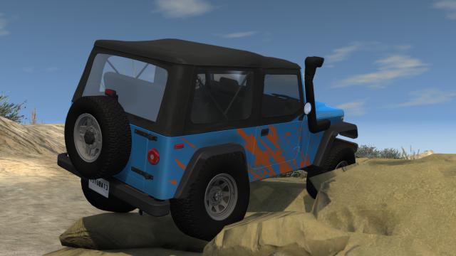 Off Road Open Desert Trails для BeamNG Drive