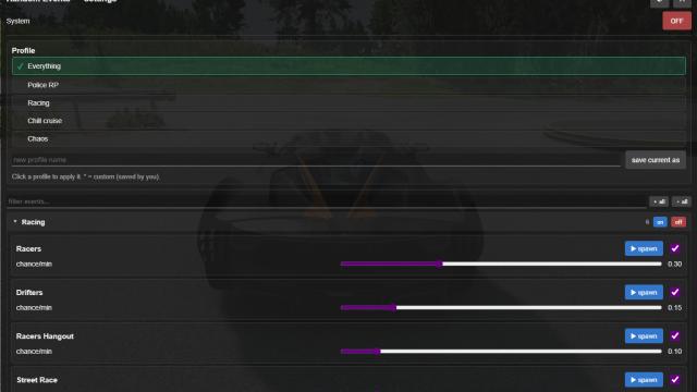 Random Events для BeamNG Drive