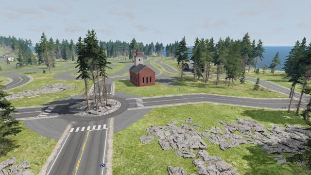 Rock Island для BeamNG Drive