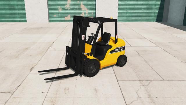 Wolf Heavy Industries Medium Duty Forklift for BeamNG Drive