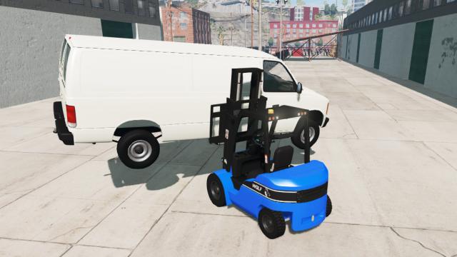 Wolf Heavy Industries Medium Duty Forklift для BeamNG Drive