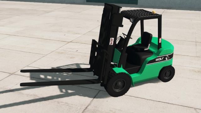 Wolf Heavy Industries Medium Duty Forklift for BeamNG Drive