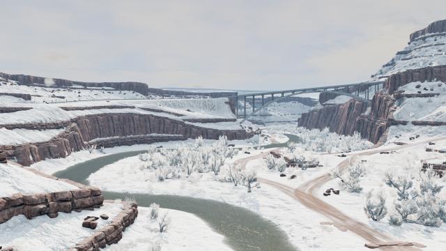 Utah snowy for BeamNG Drive