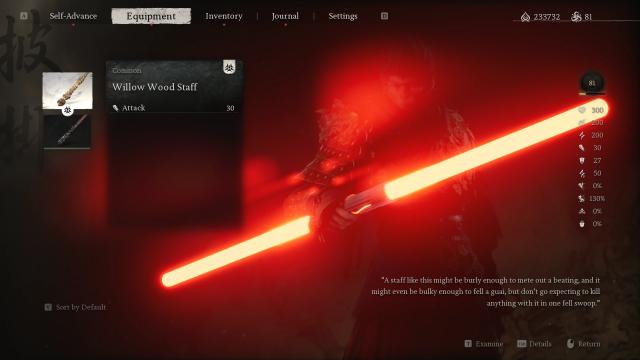 Double Bladed Lightsaber for Black Myth: Wukong