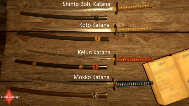 Katana megapack for Blade And Sorcery