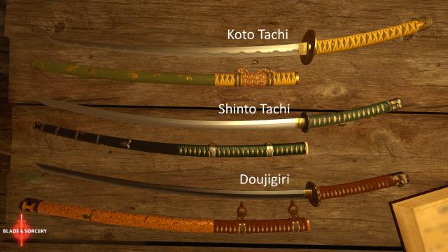 Katana megapack for Blade And Sorcery