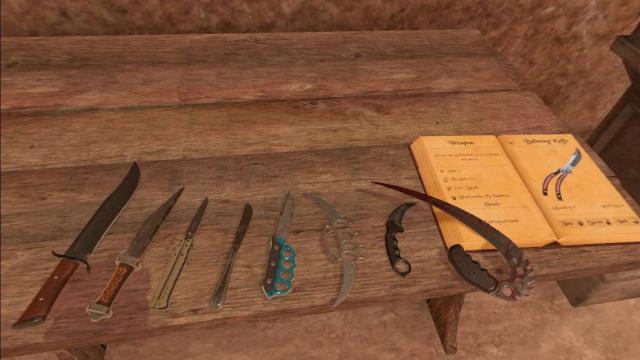 Modern Knife Pack (Animations - Pouches and more) (MKP) (U10) для Blade And Sorcery