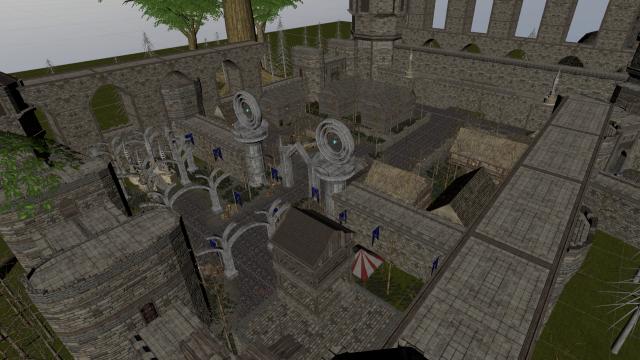 Маленький средневековый город / Godina's Small Medieval City для Blade And Sorcery