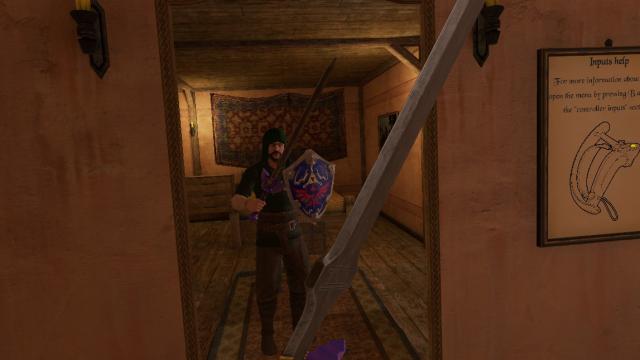 Fox's Ocarina of Time Pack - Master Sword - Mirror Shield - Megaton Hammer and Hylian Shield для Blade And Sorcery