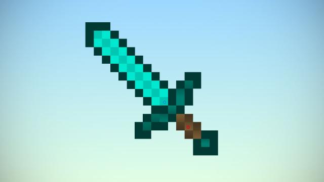 Алмазный меч / Minecraft Diamond Sword