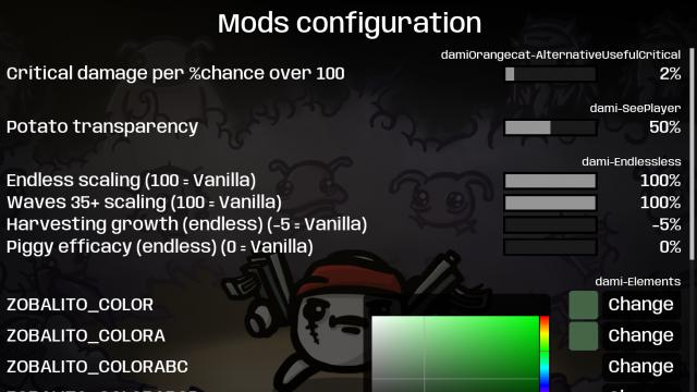 Mod Options for Brotato