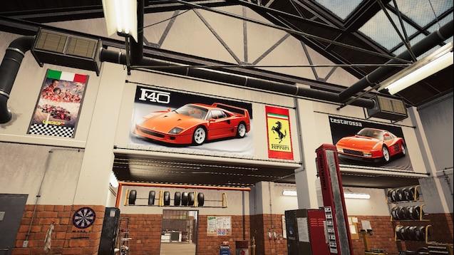 Ferrari Official Service for Car Mechanic Simulator 2021