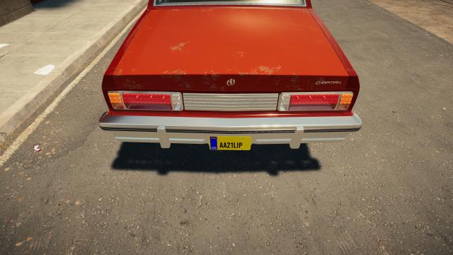 UK  GB License Plates for Car Mechanic Simulator 2021