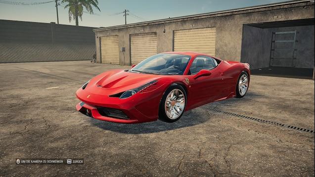 Ferrari 458 для Car Mechanic Simulator 2021
