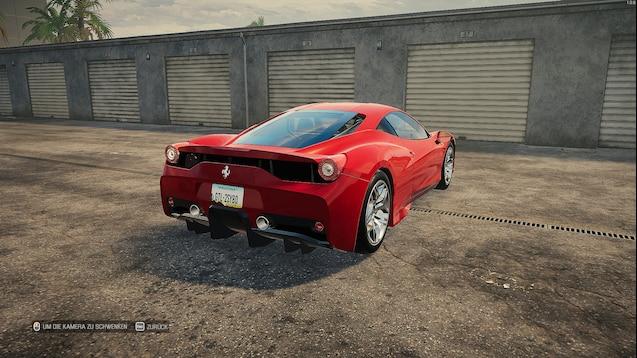Ferrari 458 для Car Mechanic Simulator 2021