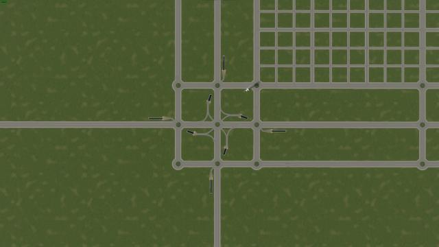 Quadrant Map - A flat map ideal for building for Cities: Skylines 2