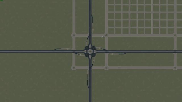 Quadrant Map - A flat map ideal for building for Cities: Skylines 2