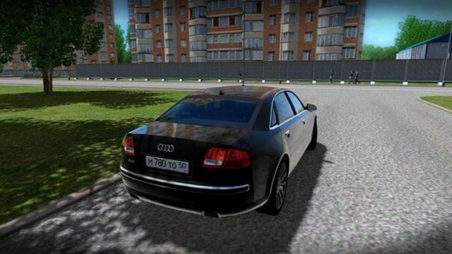 Audi A8 D3 6.0 Long Quattro для City Car Driving