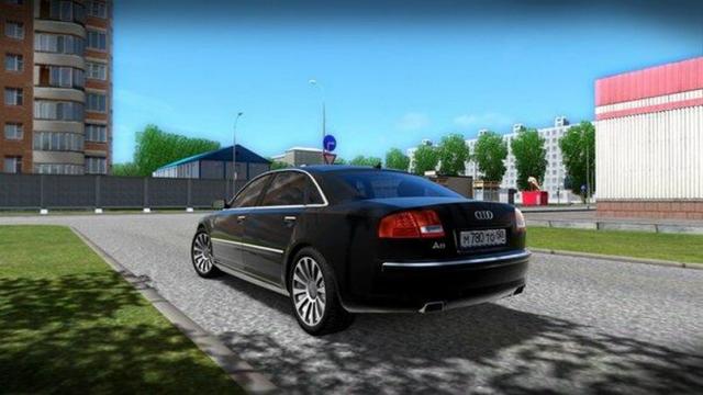 Audi A8 D3 6.0 Long Quattro для City Car Driving